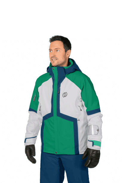 Sergio Tacchini Men's Lioni Velour Track Jacket- Hedge Green